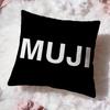 Классический бренд m-MUJI Наволочка-подушка Premium Comfort Двусторонняя наволочка - Дизайн «Два в одном» для любой комнаты и салона автомобиля