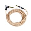 WHWKOP Earphone Cable Replacement Cable Audio Cable 8 Core L Type Single Crystal Copper Compatible with SONY 100AP 1000XM3 MSR7 No Microphone 3.5mm