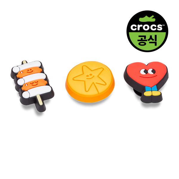 Crocs Gibbitz Love Street Food 3 шт. в упаковке