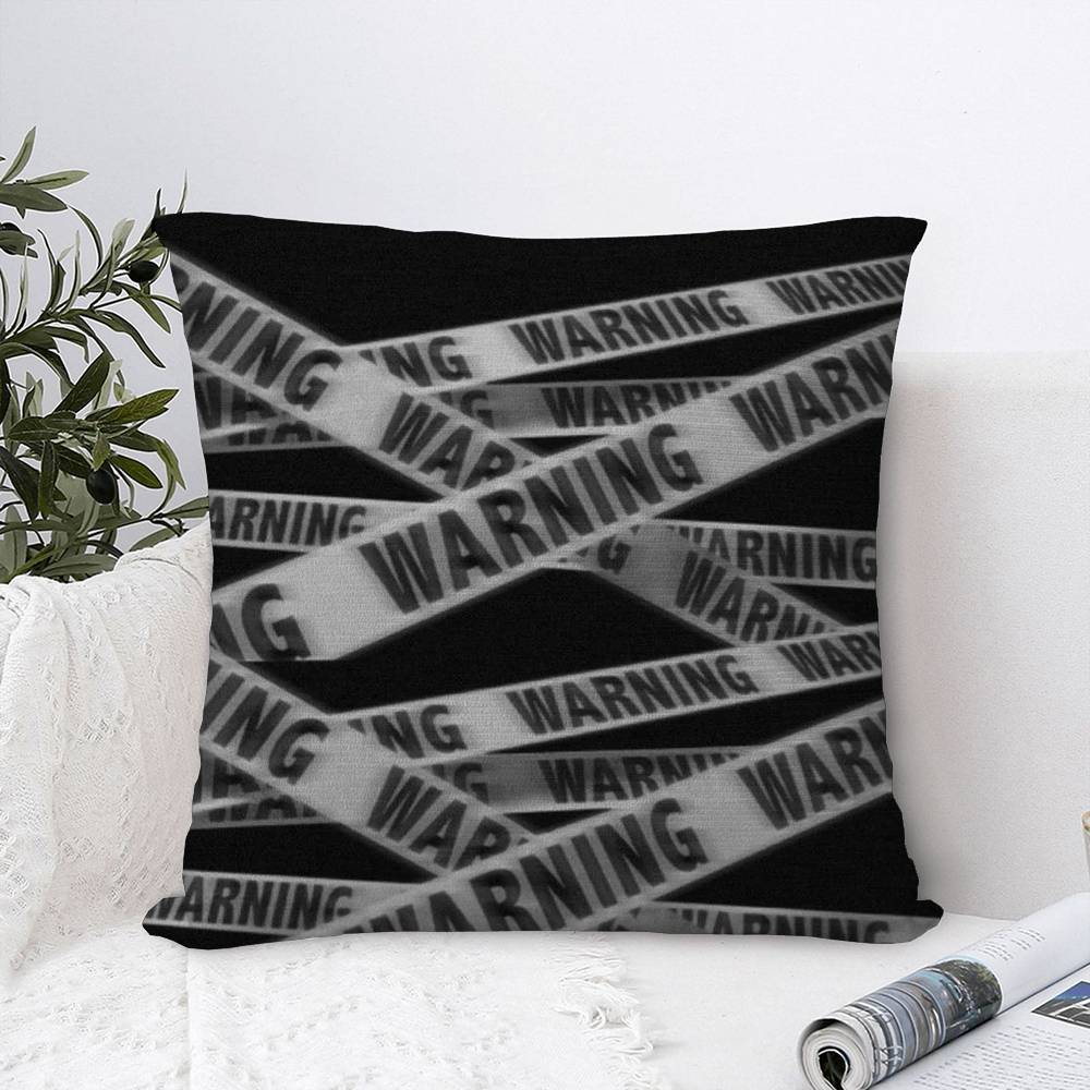 Fashion Waring Pattern Pillow Case High Quality Home Textile Double-sided Printing Short Plush Cushion Decoration Pillow Cover