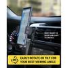 Scosche HVM2-1 Vent Phone Mount for Car, 360° Adjustable Cellphone Stand, Hands-Free Cell Phone Holder for Car Air Vent Compatible with iPhone
