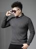 European Style Men's Faux Two-Piece Sweater 2025 New Model Shirt Collar Knitwear Autumn and Winter Warm Knitted Base Shirt
