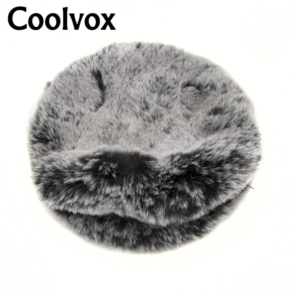 Music Studio Equipment Outdoor Artifical Fur Windscreen Condenser Microphone Cover Muff Windscreen for Blue Snowball