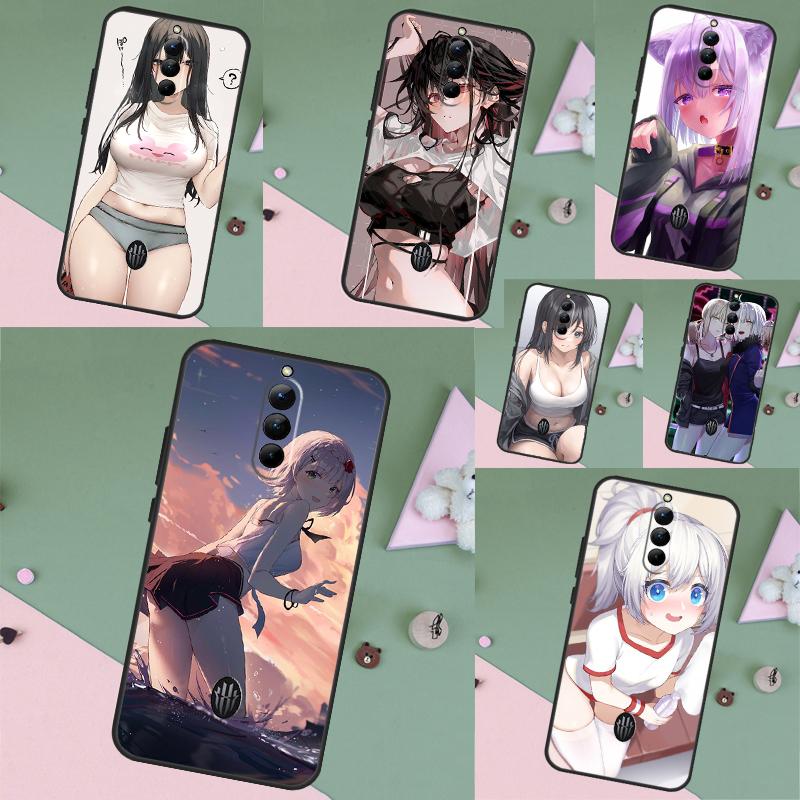 Чехол в японском стиле с аниме-девушкой для ZTE Nubia RedMagic 11 9 8 10 Pro Plus 8S 9S 10S Pro 5G 5S 6 7 6S 7S Pro 10 Air