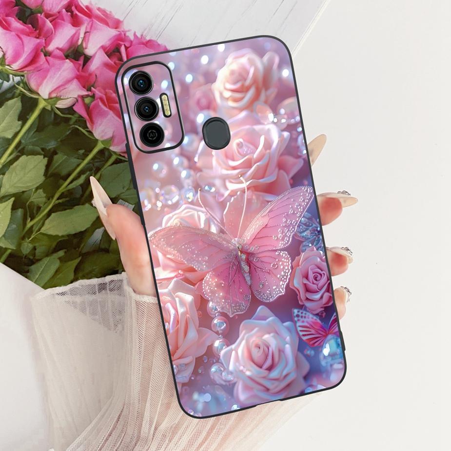 Чехол для Tecno Spark 7 Pro Чехол Spark7 T KF6p Новый Роскошный Расписной Чехол Мягкий Силиконовый Чехол Для Tecno Spark 7P 7T Spark7 Pro Funda Сумки