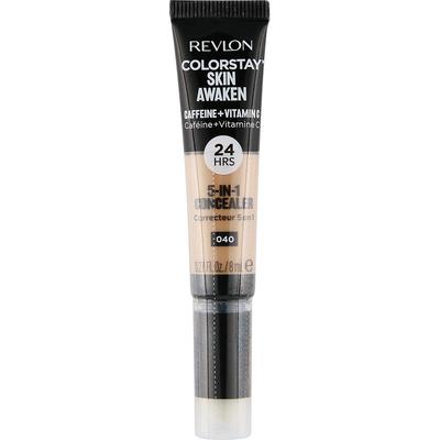 Консилер ColorStay Skin Awaken 040 Skin Makeup Нанесите консилер, смоченный в спонже, и аккуратно нанесите его на области с темными кругами, темными кругами