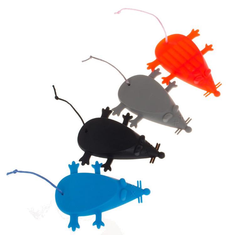 Дверной стопор, силиконовая защита в форме мыши для домашней безопасности, пробка, охранник