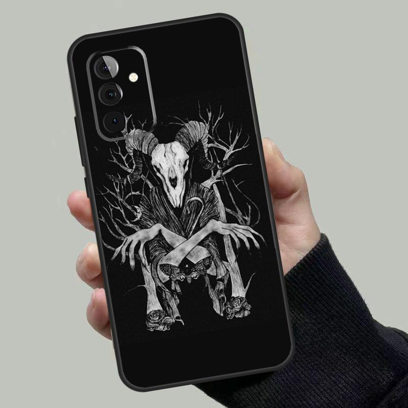 Чехол 'Дьявол Сатана Темное Искусство' для Samsung Galaxy A52 A32 A22 A12 A54 A34 A24 A14 A51 A71 A73 A53 A33 A23 A13