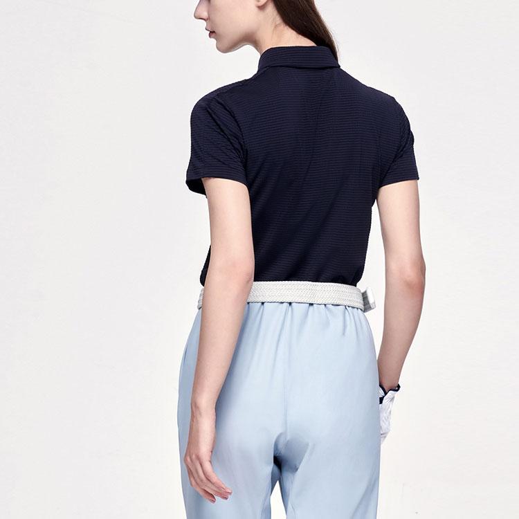 Fila Женская рубашка поло для гольфа однотонная топы Легендарно-синий A11W125156F-NV