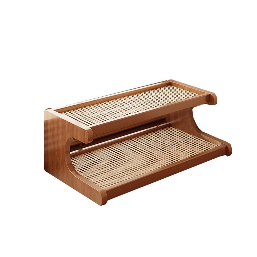 Компактная настольная стойка для хранения вещей 2/3 яруса Простой органайзер для обуви Простая настольная книжная полка Приправа