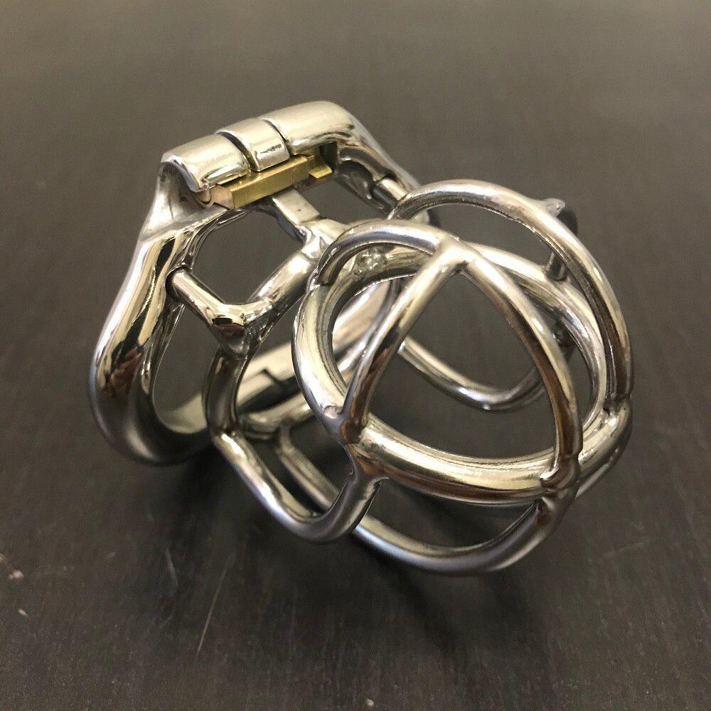 Клетка для мужского целомудрия с замком для члена