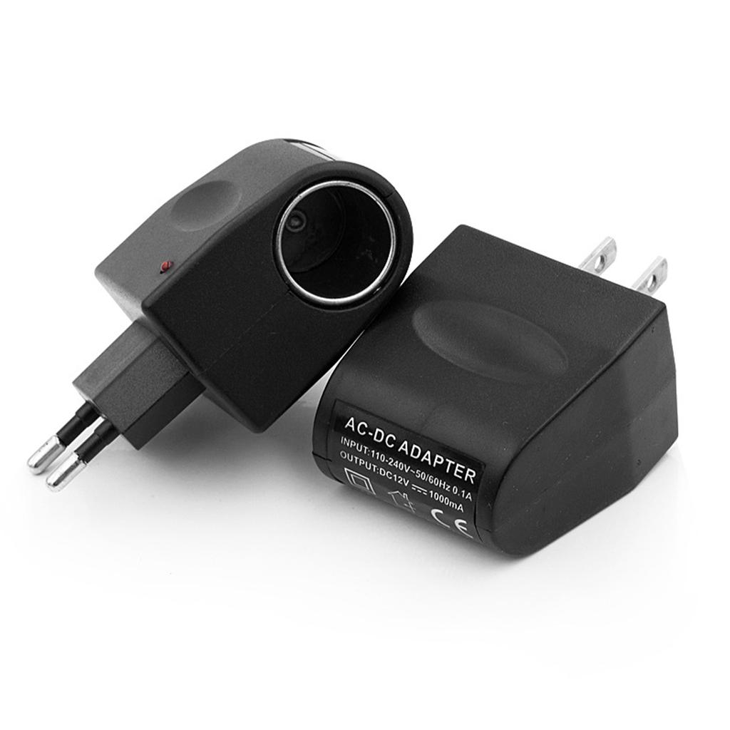 110?Адаптер 220 В переменного тока в 12 В постоянного тока Эффективный конвертер типа Plug and Play для прикуривателя автомобиля Вилка США