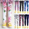 Children's Leggings Summer Style Sweet Printed Girls' Pants Slim Fit Elastic Versatile Pants for Girls