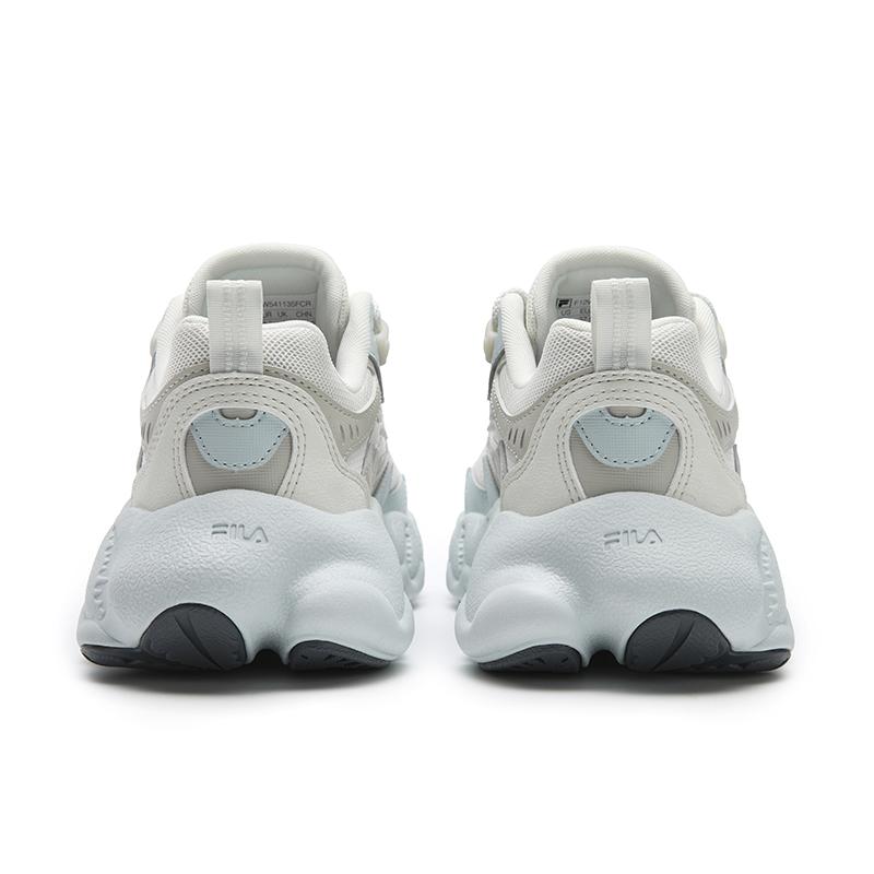 Fila Кеды Fern 2 Устойчивые к истиранию, Дышащие, Легкие, Низкие, Повседневные, Женские, Бело-серые F12W541135FCR