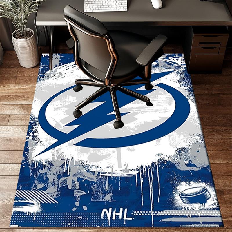 Tampa Bay Hockey Floor Mat for Living Room, Game Rooms, Office, Bedroom, Office Floor Mat Playful Design, Christmas fan gifts