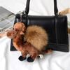Kawaii Plush Camel Keychain Soft Car Key Ring Creative Plush Dolls Pendant  Girl