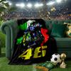 Valentino Rider Throws Blanket Flannel Blankets Plush for Couch Bed Gifts for Men Women Travel picnic blanket Christmas fan gifts