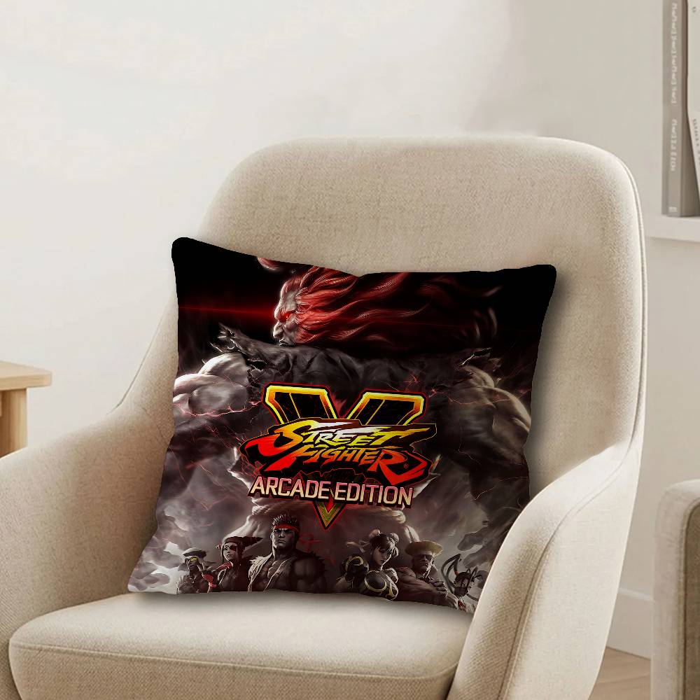 Game SStreet Fighter Pillow Cover Design cushion Cover decor Holiday Decorati