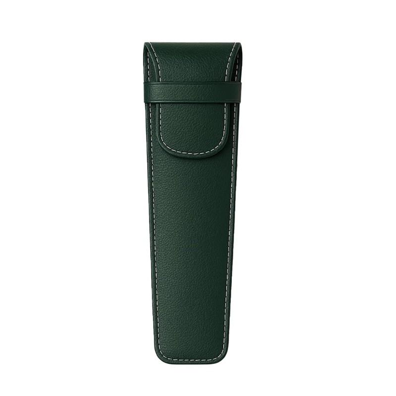 PU Leather Fan Pouch Portable Folding Case Outdoor Opera Fans Anti-lost