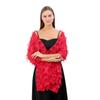 Women's Fringed Shawls and Wraps for Evening Dress Lace Pashmina Scarf for Costume Party