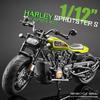1:Модель игрушечного мотоцикла Sportster S в масштабе 1/12, из сплава, литой металлический, с амортизацией, поворачивающий, внедорожный, модели мотоциклов для мальчиков, подарки