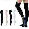 Elastic Long Compression Stockings Knee High Cycling Socks Fashion Elastic Stockings