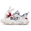 ANDONGNIBUERTU x FILA Совместное издание, Кроссовки-лапки Кошки Низкие Массивные Кроссовки Женские Красный Белый Подарочный Набор F12W332122FSB