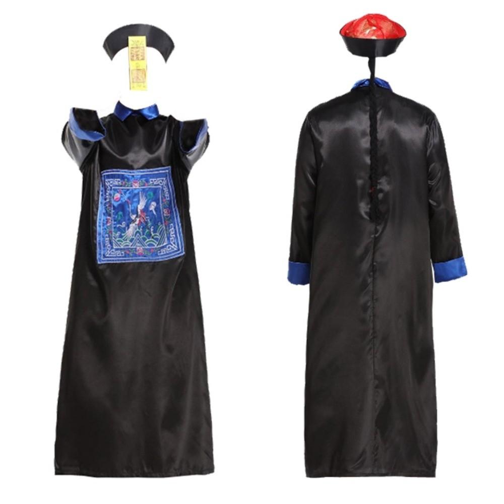 Role Play Chinese Zombie Costume Qing Dynasty Officials Cosplay Costume Costume Party