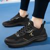 Популярные мужские кроссовки, летние черные сетчатые дышащие кроссовки, мужские повседневные амортизирующие спортивные кроссовки, износостойкие кроссовки