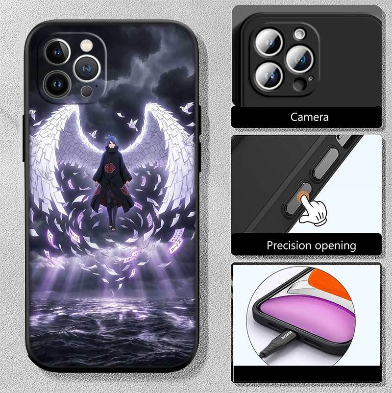 Anime Naruto Akatsuki Phone Case for Redmi Note 12 12S 12C 13 13C 13R 14 14S 14R 14C 11A 13X A3 A3X A4 A5 Pro Max Plus