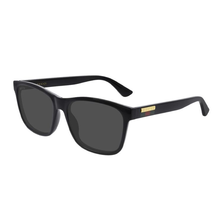 Gucci Fashion Sunglasses Square Men sunglasses Gray Black GG0746S-001