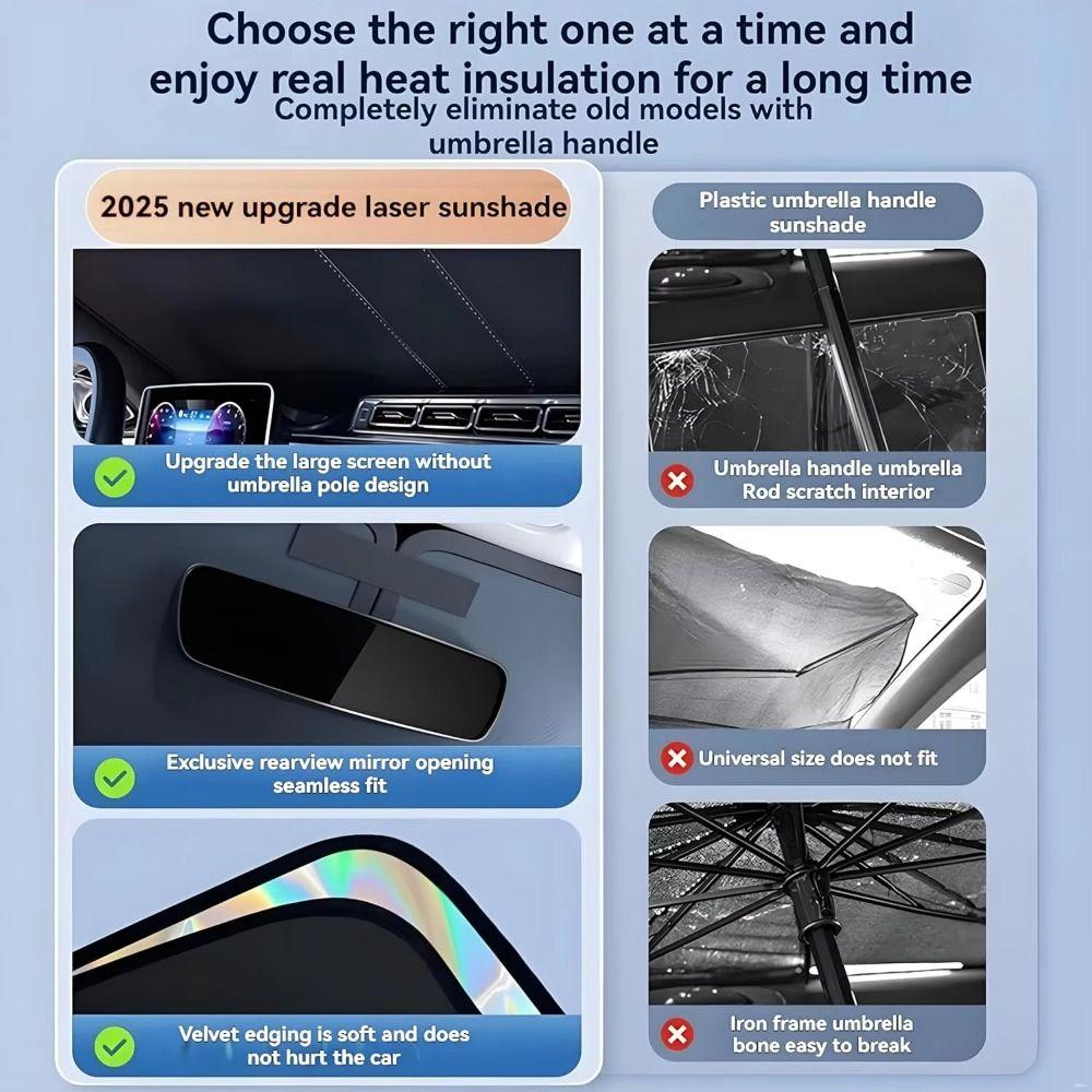 Foldable Car Windshield Sunshade Reflective Car Sun Visor Cover Auto Accessories