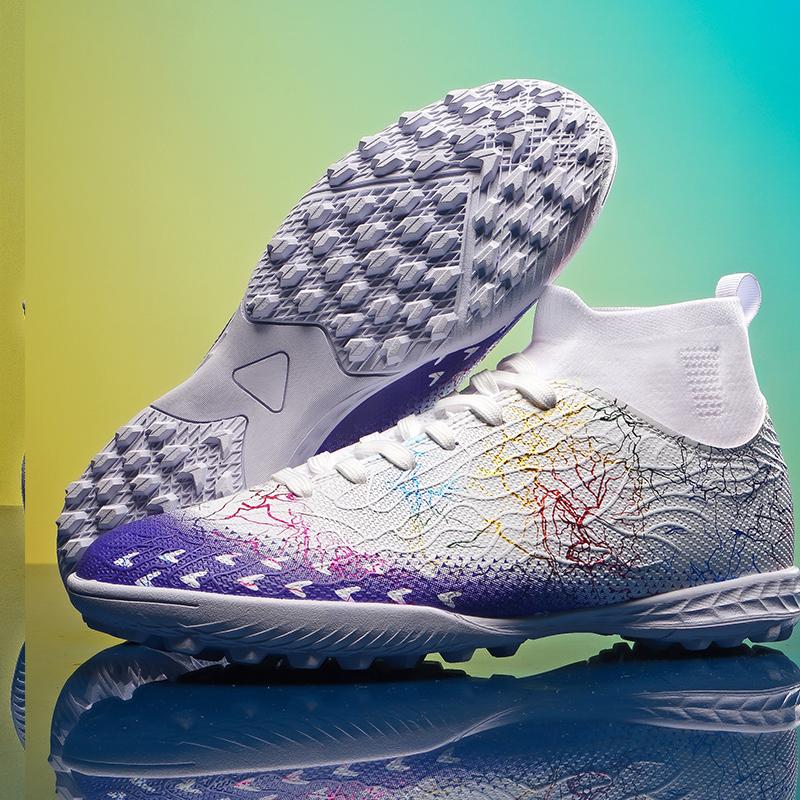 Модные унисекс футбольные бутсы для улицы/зала для мальчиков и девочек, профессиональные футзальные кроссовки для тренировок