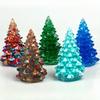 1Pc Natural Stone Crystal Resin Christmas Tree for Home Decor, Bring Good Luck, Perfect Christmas Gift, Souvenir Gifts