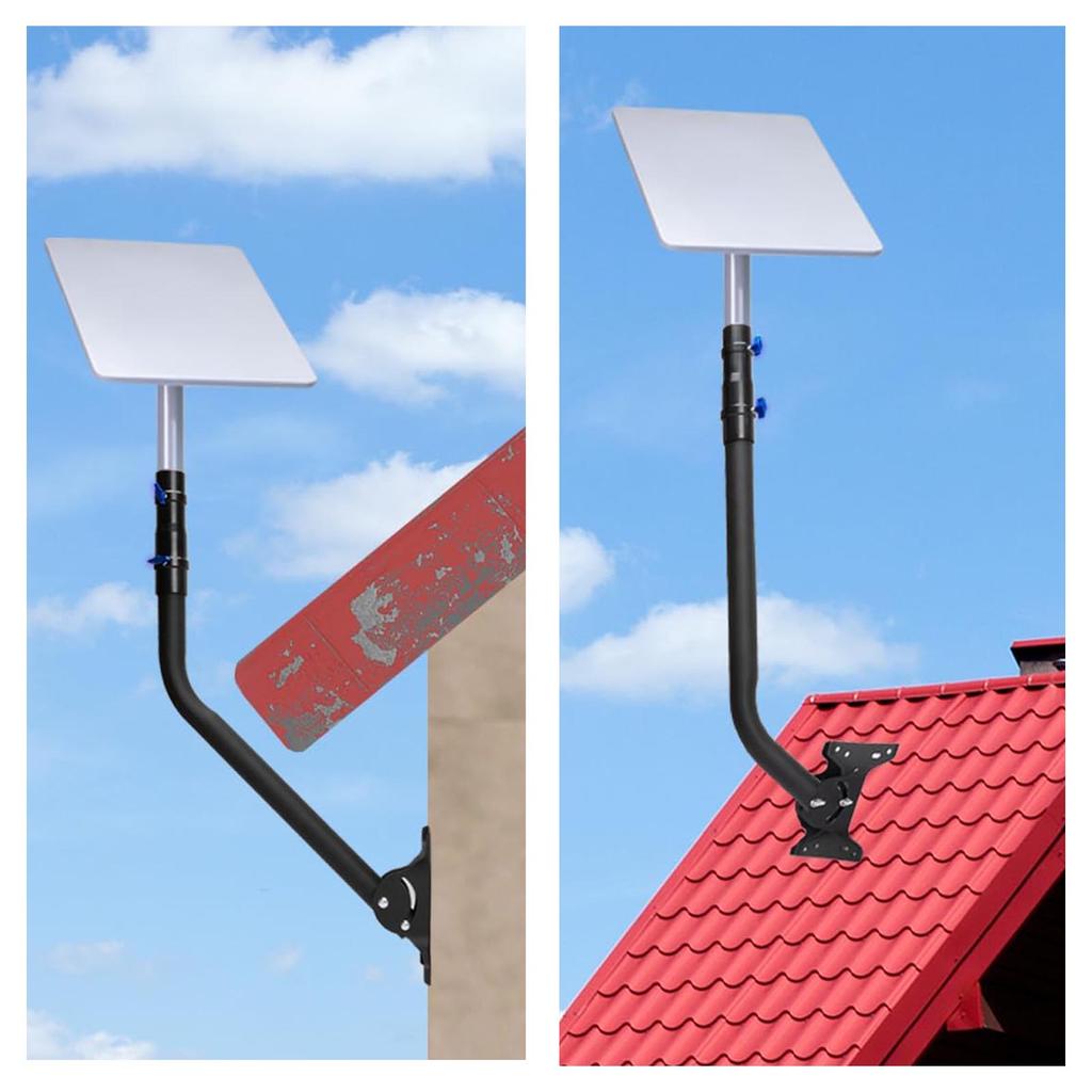 Монтажный комплект Starlink, длинное настенное крепление из нержавеющей стали с регулируемым углом и адаптером для V2