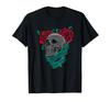 Футболка Rock and Roll Stay True Rock and Roll Goth Skull Rose