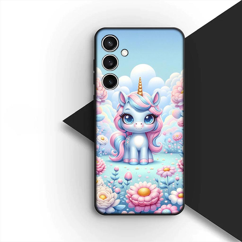 Мультяшный конь-единорог для Samsung Galaxy Note 20 Ultra 10 8 9 S10 Plus Lite S8 A70 A24 A25 S10E A21S A37 A57 A51 A7 Чехол для телефона