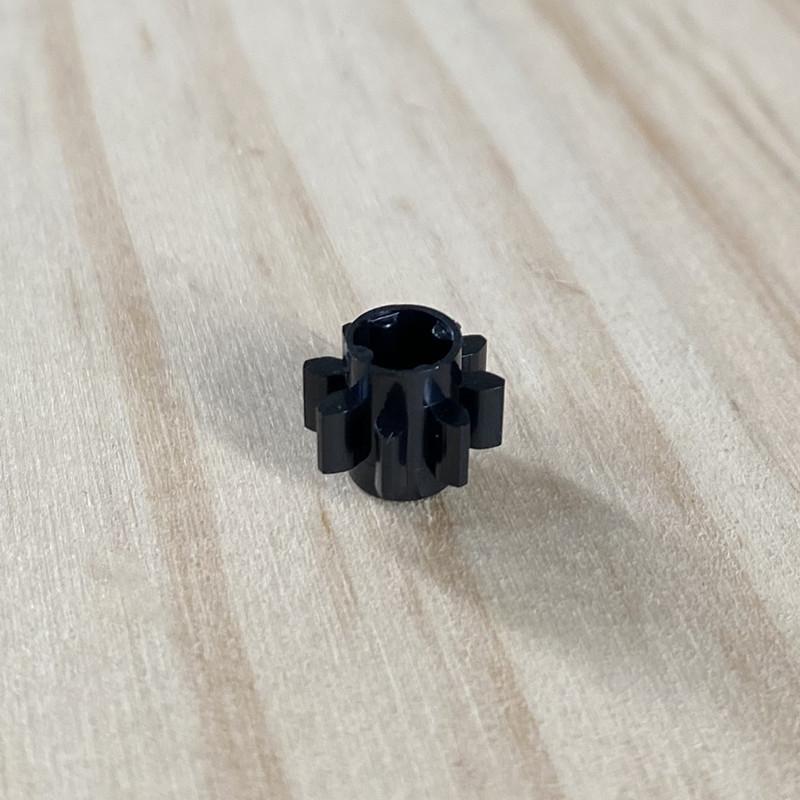 Совместимость с технологией Building Block 3647, запасные части для мелкозернистых строительных блоков 4514559, светло-серая 8-зубчатая цилиндрическая шестерня