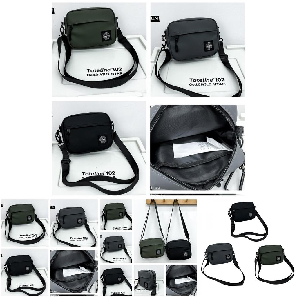 Compact Shoulder Bag For Daily Use Sleek Design Unisex Synthetic Leather Black Gray Military Green 18x14x6cm