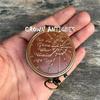 Brass Poem Compass Engraved Gift Antique Compass With Leather Case