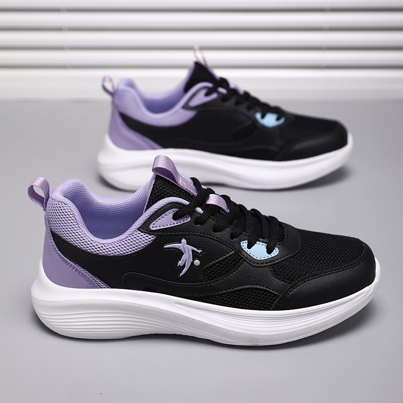 Brand Women's Shoes Light Running Shoes 2025 Spring New Breathable Running Shoes Children's Soft Elastic Shock-absorbing Sports Shoes Women