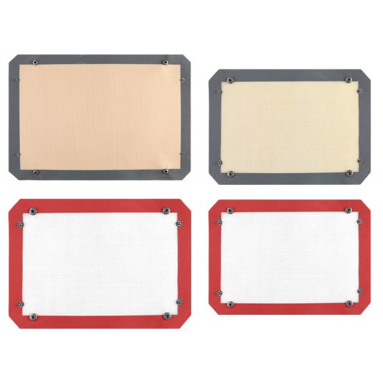 Силиконовый коврик для выпечки для духовки, антипригарный, термостойкий силиконовый, легко очищаемый, многоразовый противень для печенья, миндального печенья, хлеба