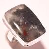 Red Moss Agate Gemstone Ring Handmade Antique Design Gift Jewelry 5.75" P1p64