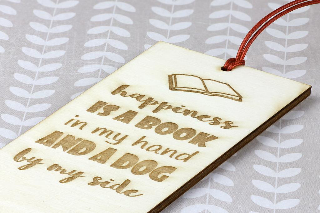 Lhasa Apso - dog bookmark, personalized bookmark, dog gadget for Art-Dog brand readers