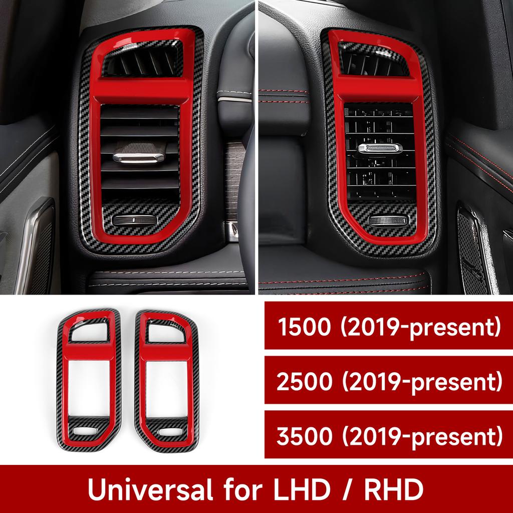 Для Dodge RAM 1500 2500 3500 2019-2026 Автомобильная центральная консоль Панель переключения передач Накладка Наклейка на интерьер из углеродного волокна ABS Аксессуары