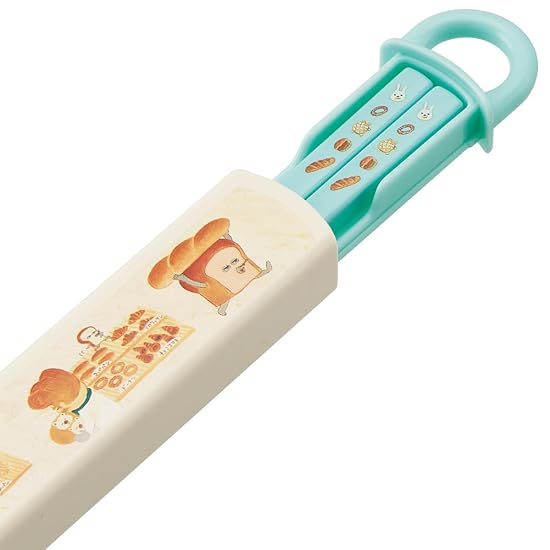 Skater Chopsticks and Chopstick Case Set for Kids, Lunch Box, 16.5cm, Made in Japan, Dishwasher Safe
