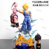 New Son Goku Figure  Anime Super Saiyan Goku Vs Majin Buu Action Figures Statue Collection Model Kids Toys Birthday