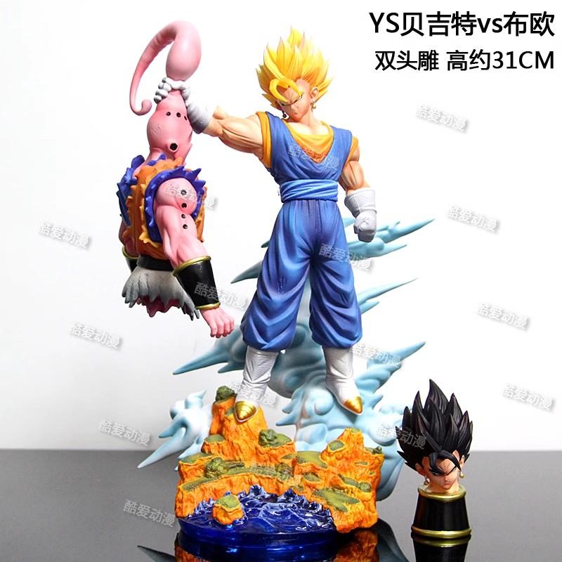 New Son Goku Figure Anime Super Saiyan Goku Vs Majin Buu Action Figures Statue Collection Model Kids Toys Birthday