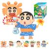 TOP TOY Crayon Series Gachapon Blind Box Figure Plastic Model Premium Toy PVC Soft Vinyl Character Birthday Gift Collectible Shin-chan "Summer