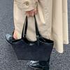 Tote Bag Matte PU Handbag Solid Color Underarm Packs Casual Suede Shoulder Bag  Girls